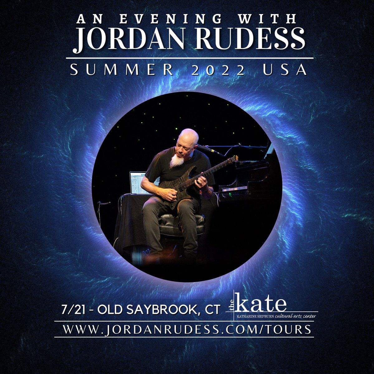 Jcrudess's tweet photo. TONIGHT!
I've arrived at @cometothekate in Old Saybrook, CT and the stage is set for an evening of live music!
Tickets are available at https://t.co/p9GcL54IpS
#JordanRudess #SoloTour #PianoConcert #LiveMusic #GeoShred #Moises #OldSaybrook #TheKate #DreamTheater #Guitar https://t.co/7SLc331lla