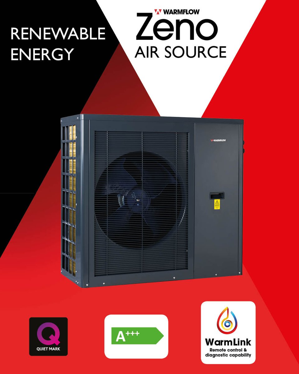 Warmflow’s Zeno Air Source Heat Pump is technologically advanced. With built in cloud based remote control technology, WarmLink, which provides effortless and easy to use remote control access for engineers.

To find out more visit your local branch: bit.ly/3rMnQ73.