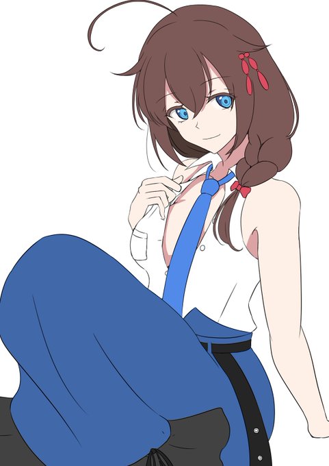 クリアファイルの時雨がめっちゃ可愛かったので急遽描き始めた 