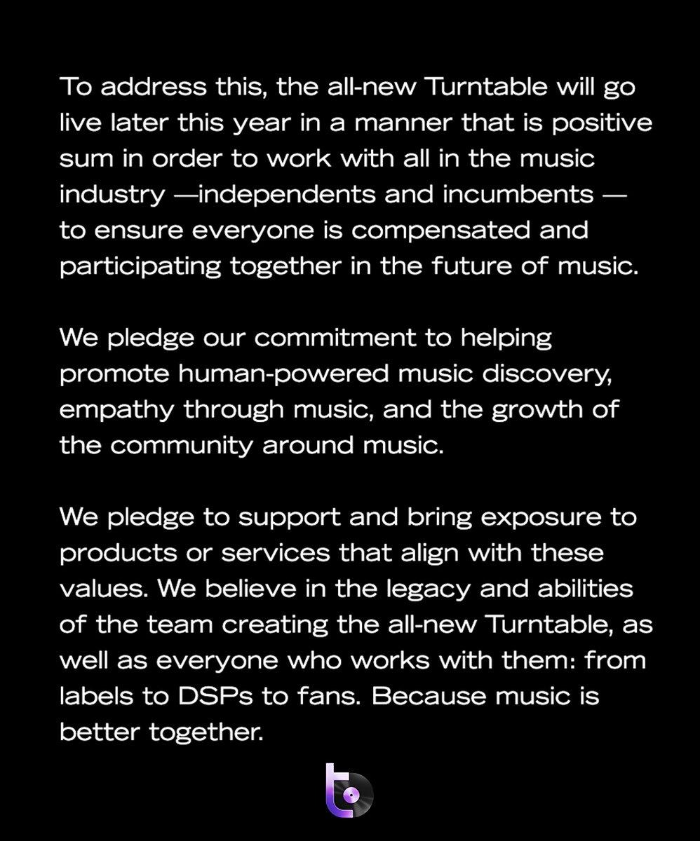 TurntableLIVE.com is developing the future of online social music listening. To cement that vision, we are proud to share our new Manifesto. (1/2)