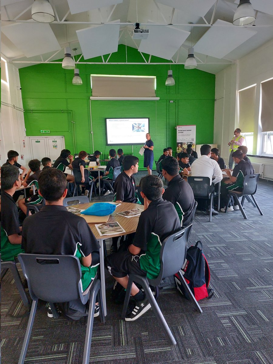 Year 9s took part in an employer insight day with <a href="/kiergroup/">Kier Group</a> where students met employees from the business and completed activities in design, planning and cost management. Very enjoyable day despite the heat. <a href="/ChallneyBoys/">Challney Boys</a> <a href="/NHSEngland/">NHS England</a>