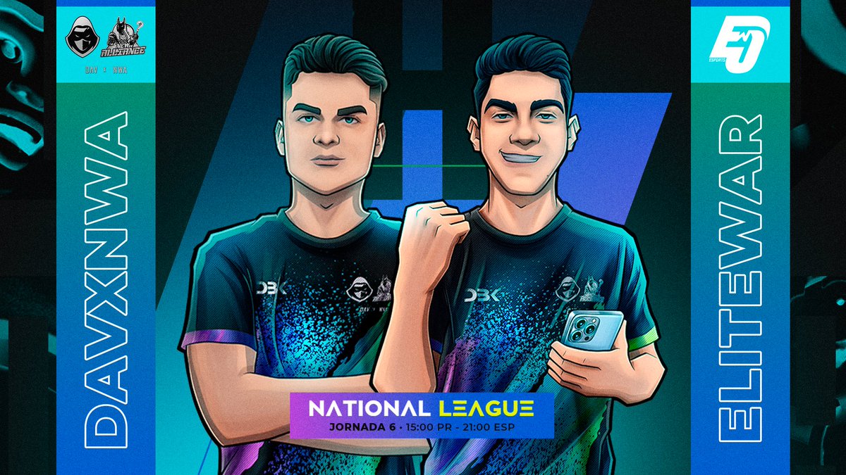 Dark Alliance V (@darkalliancev) on Twitter photo ๐ธPenรบltima jornada de la fase regular. Salir y disfrutar, vamos equipo!
๐| @NationaLeague_
๐| Jornada 6
โฐ| 21:00๐ช๐ธ 15:00๐ต๐ท
๐| <a href="/EliteWar_Club/">๐๐ฅ๐ข๐ญ๐Wฬถaฬถrฬถ ๐๐ฅ๐ฎ๐ ๐ฎ</a>
๐| <a href="/TucansitoAlv/">Tucansito</a> & <a href="/kevincito_CR/">Kevincito</a>
๐บ| bit.ly/National_TV
<a href="/EsportsRoyaleES/">Esports Royale ES</a>
#RoadToSantander #FearTheShadow #DAVxNwA ๐ธPenรบltima jornada de la fase regular. Salir y disfrutar, vamos equipo!
๐| @NationaLeague_
๐| Jornada 6
โฐ| 21:00๐ช๐ธ 15:00๐ต๐ท
๐| <a href="/EliteWar_Club/">๐๐ฅ๐ข๐ญ๐Wฬถaฬถrฬถ ๐๐ฅ๐ฎ๐ ๐ฎ</a>
๐| <a href="/TucansitoAlv/">Tucansito</a> & <a href="/kevincito_CR/">Kevincito</a>
๐บ| bit.ly/National_TV
<a href="/EsportsRoyaleES/">Esports Royale ES</a>
#RoadToSantander #FearTheShadow #DAVxNwA