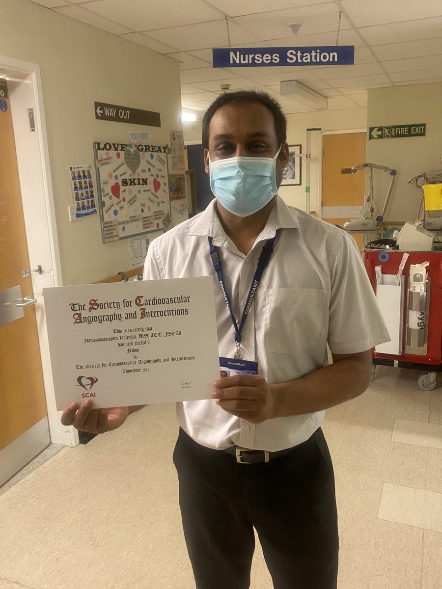 Congratulations to our consultant Raj on being an elected fellow in cardiovascular, angiography and interventionist. We are so lucky to have you in our team 15 .