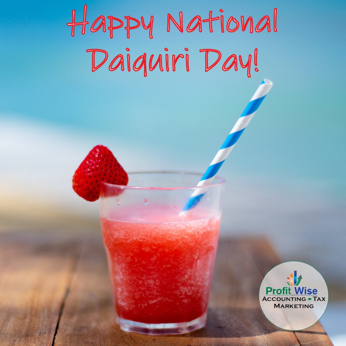 Happy National Daiquiri Day! Celebrate responsibly.
.
.
.
.
#Profitwise #Daiquiriday #Daiquiri #Huntsville #Alabama