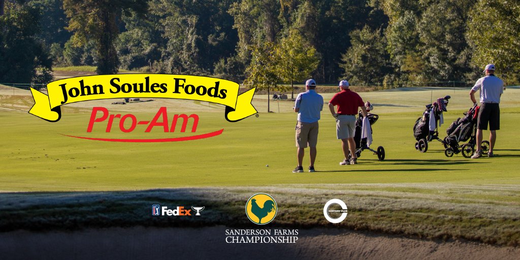 The #SFChamp welcomes back John Soules Foods as the sponsor of our Monday Pro-Am! #GetInTheSwing #MississippisMainCourse #PGATOUR