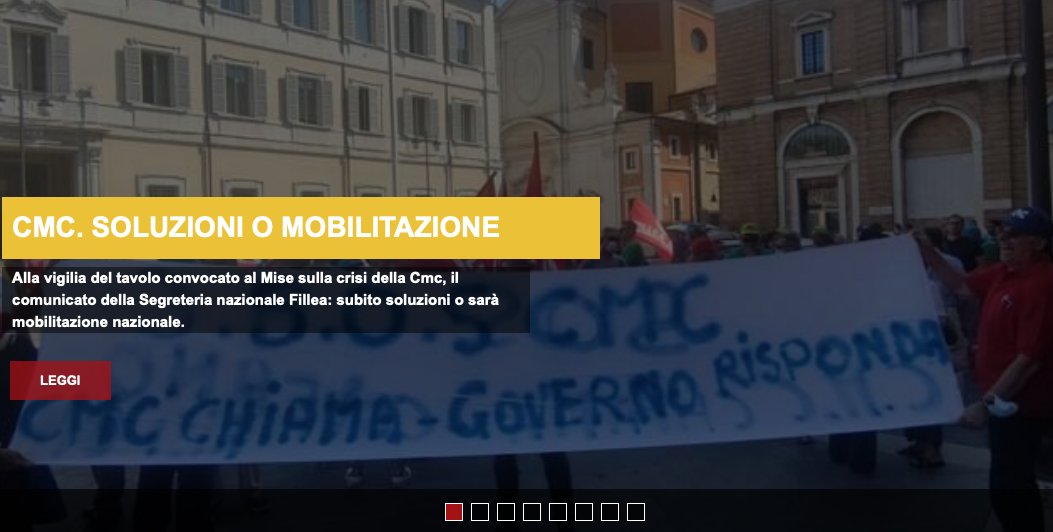 filleacgil's tweet photo. Crisi #CMC domani tavolo al @MISE_GOV. Segreteria #Fillea: ci aspettiamo soluzioni immediate per la salvaguardia del patrimonio industriale e di migliaia di #lavoratori. Altrimenti, sarà #mobilitazione nazionale. Leggi il comunicato https://t.co/VgB7D7mg5D https://t.co/KMgHlVCKYP