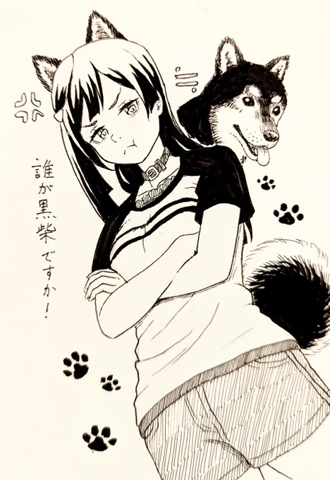 せつ菜は黒柴 