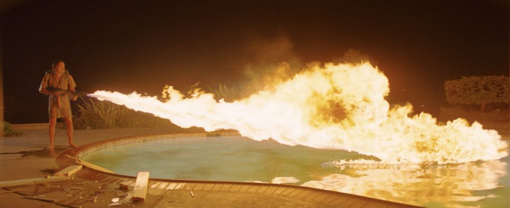 I'm going to tell my kids that this is Dimension with his flamethrower