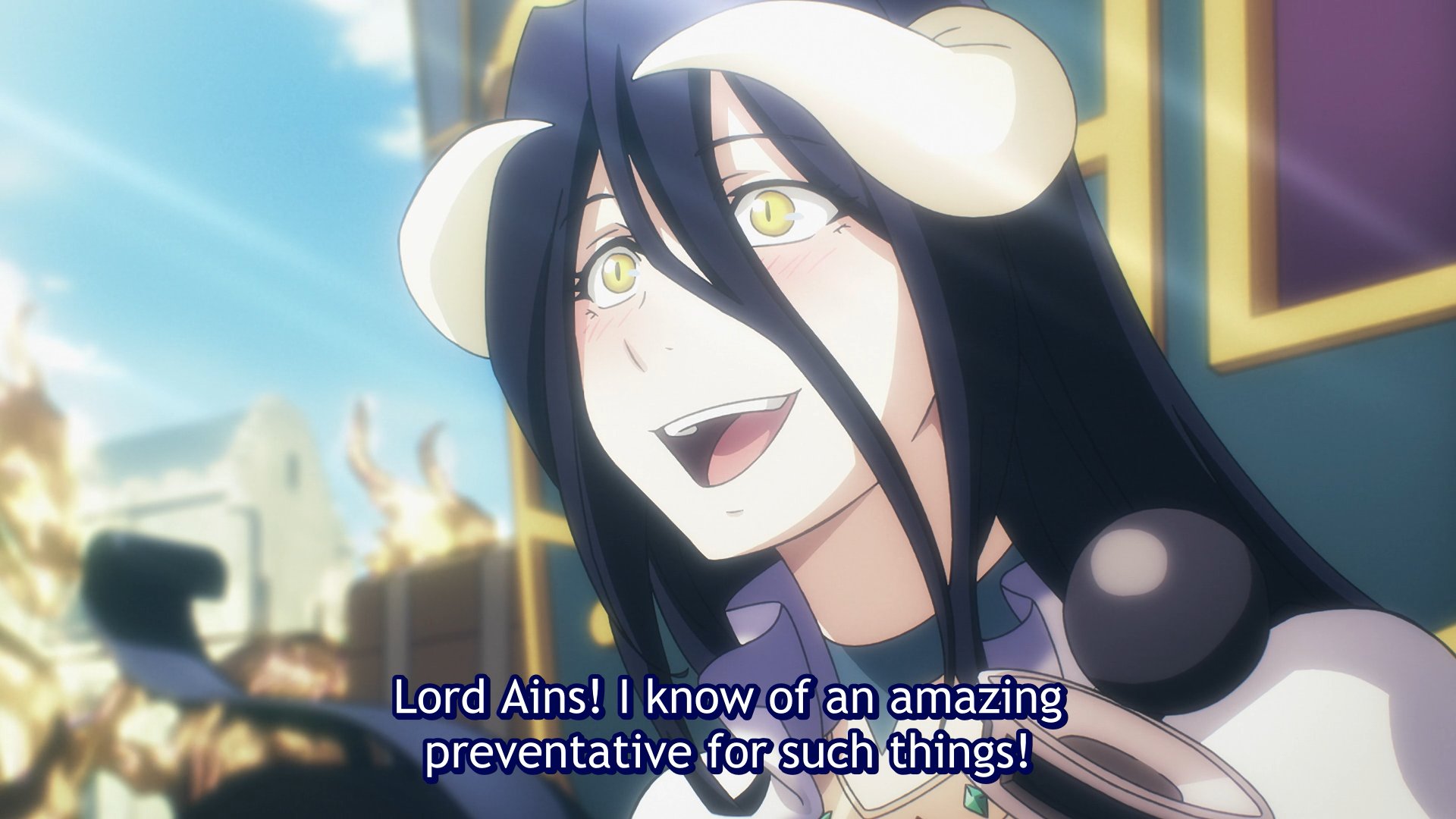 Animes In Japan 🎄 on X: Sem beijo na boca, Albedo! (via: Overlord IV) / X