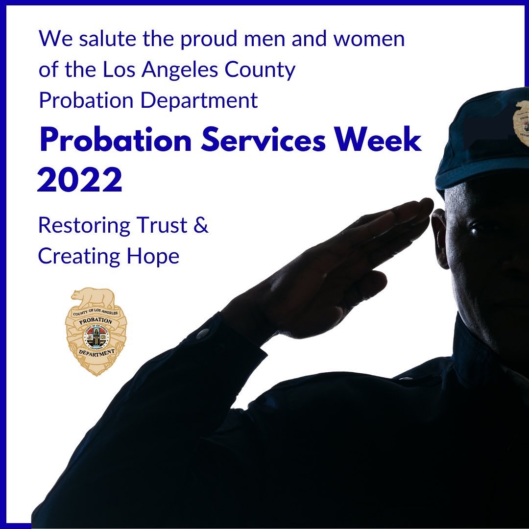 LACProbation's tweet photo. Did you know that a Deputy Probation Officer’s goal is to assist clients in successfully adjusting in society by providing them with appropriate resources, services, and positive, impactful guidance? With these tools, DPOs contribute to safer & healthier communities daily.
#PPPSW https://t.co/rx29t3IjP8
