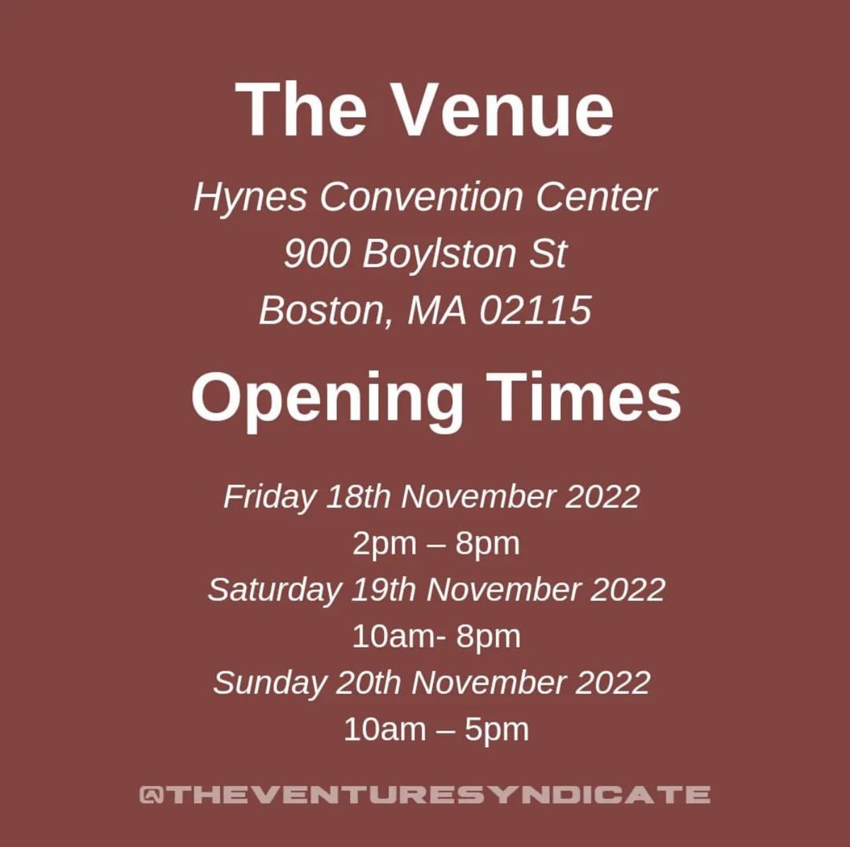 VentureSynd's tweet photo. The secrets out! We are going to be at @SnowboundExpo this year! Mark your calendars because this is going to be good 😈 https://t.co/2a8ghBSNhK