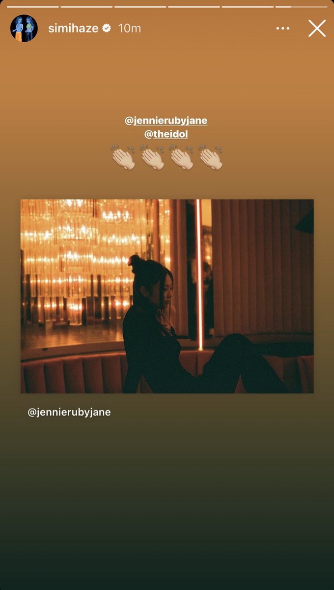 tjruby_'s tweet image. แฝดและ The Weeknd รีโพสต์ไอจีเจนนี่ 🤍