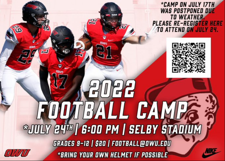 Tyler_Walther_2025_FB (@2025fb) on Twitter photo Thank you, Coach Bo Heinemann <a href="/BDHeinemann/">Bo Heinemann</a> at Ohio Wesleyan University and the Battling Bishops Football Program <a href="/OWUBishopFB/">Ohio Wesleyan Football</a> for the invite for this summer's Prospect Camps. Excited to start my journey to be a student athlete at the college level (Class of 2025)! #RollShops🔴⚫️ Thank you, Coach Bo Heinemann <a href="/BDHeinemann/">Bo Heinemann</a> at Ohio Wesleyan University and the Battling Bishops Football Program <a href="/OWUBishopFB/">Ohio Wesleyan Football</a> for the invite for this summer's Prospect Camps. Excited to start my journey to be a student athlete at the college level (Class of 2025)! #RollShops🔴⚫️