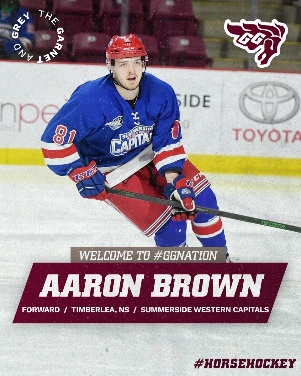 GeeGeesMHKY's tweet image. Another East Coast connection in our program! 💪

We’re happy to have Timberlea, N.S. product Aaron Brown joining us for the 2022-23 season. Aaron won the MJAHL championship last season with Summerside Western. 🏆

Welcome to GGnation🐎 Aaron!