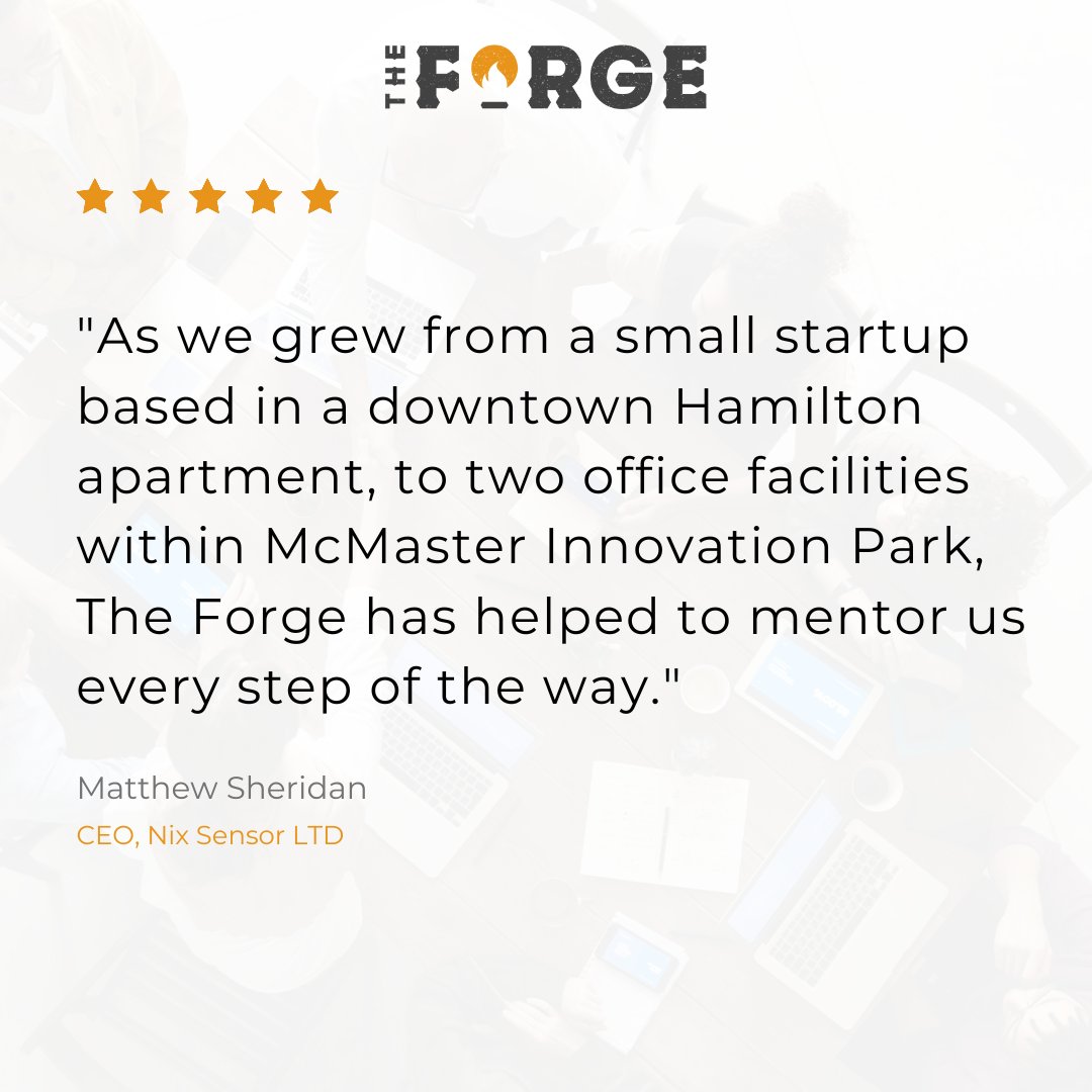 Here at The Forge, we pride ourselves on helping you achieve your business goals. Ultimately, your success is our biggest success. 
Applications to our September 2022 Cohort close July 31st. To apply visit bit.ly/ForgeBI
#businessincubator #innovation #startup #tech