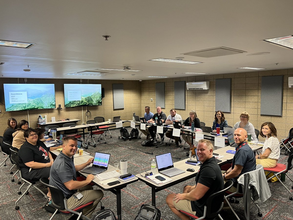 Great to have our dynamic SSC administrators all together this morning! Excited for the upcoming year with this leadership team! #oneword <a href="/JonGordon11/">Jon Gordon</a> <a href="/SSCcardinalNews/">SSC School District</a>