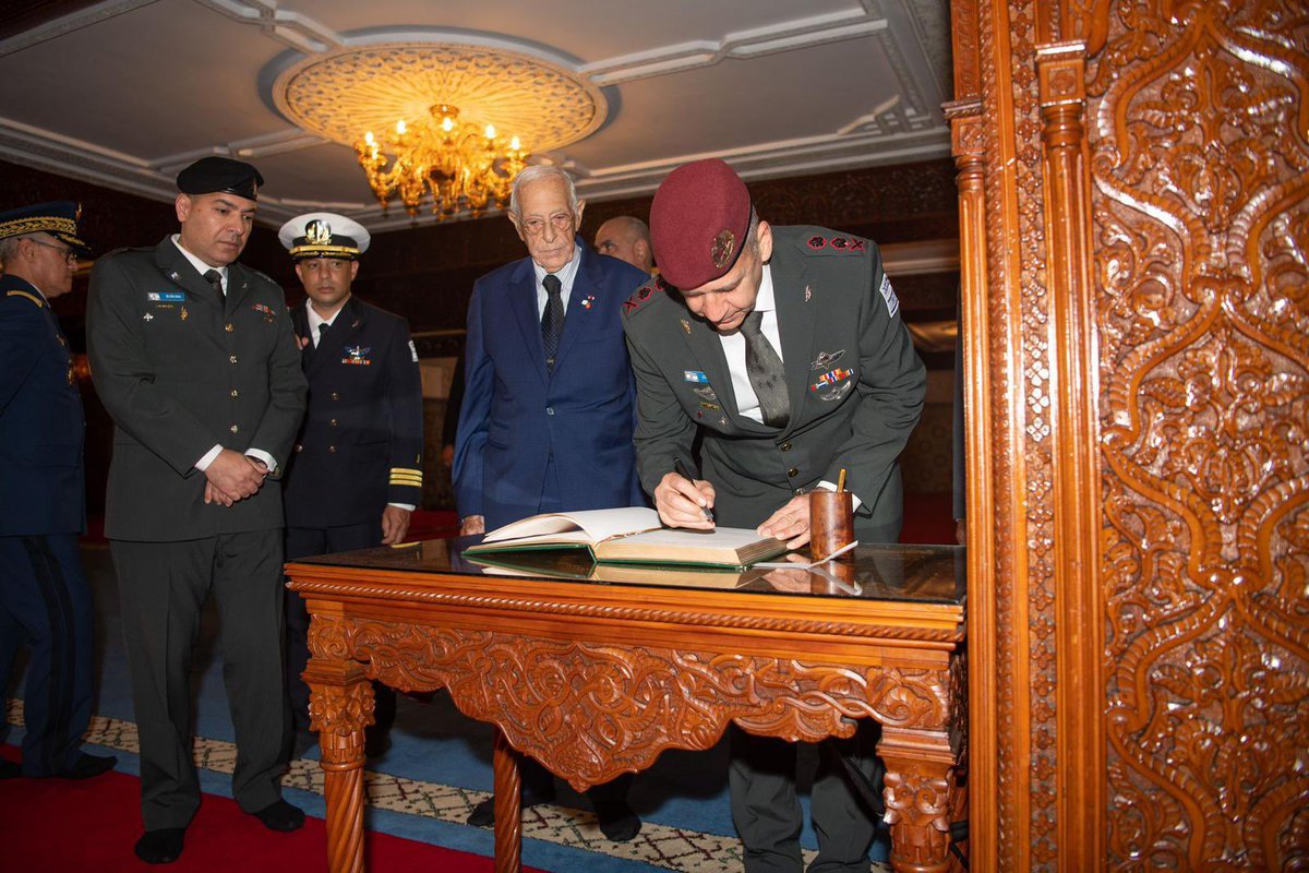 بدأ رئيس الأركان الجنرال أفيف كوخافي اليوم زيارته الرسمية الى المملكة المغربية