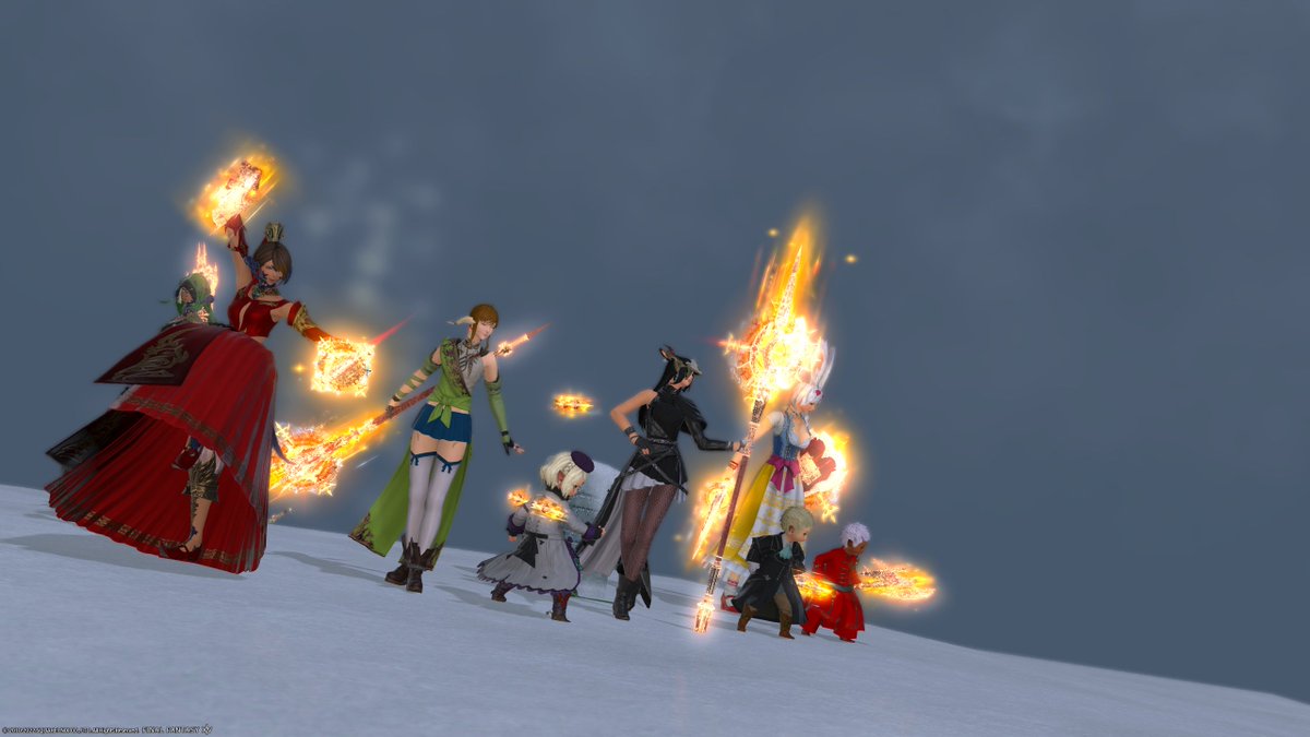 ff144920's tweet photo. 絶竜詩クリア！！
最初から最後まで攻略楽しめたけど現行絶は初めてで大変迷惑かけましたｗ https://t.co/vBPz4MMBxS