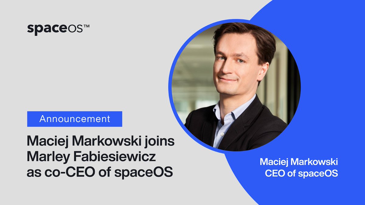 Last week was big for us. Having spent nearly a decade in the field of workplace strategy, <a href="/MMWorkplace/">Maciej Markowski</a> officially became a co-CEO of spaceOS. His expertise &amp; true dedication to the proptech field have proven paramount in shaping spaceOS into what it is today. Congratulations! 🥳