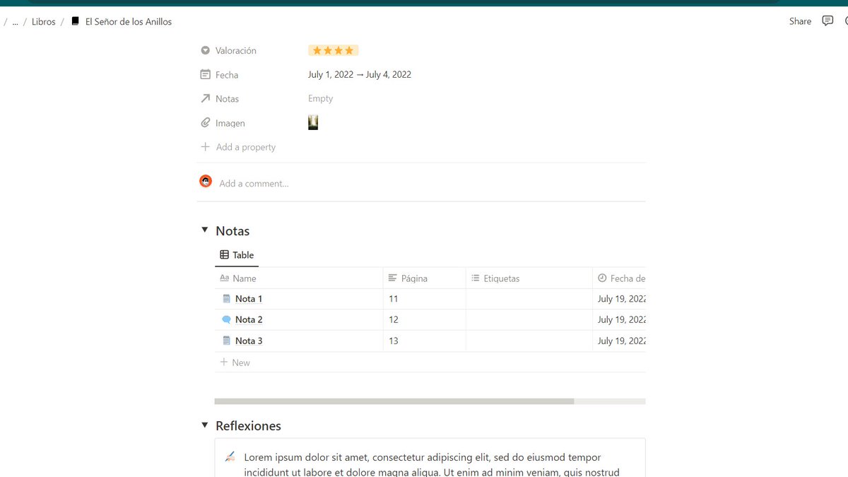 _IamJaume's tweet image. Continúo trabajando en la plantilla de #Notion para libros en español. 🇪🇸

🚀 Kanban para cambiar rápidamente de status.

✍🏻 Sistema de notas incluido.

💡 Alguna sugerencia? 

#buildinginpublic #notiontwt #notionespanol #nocode