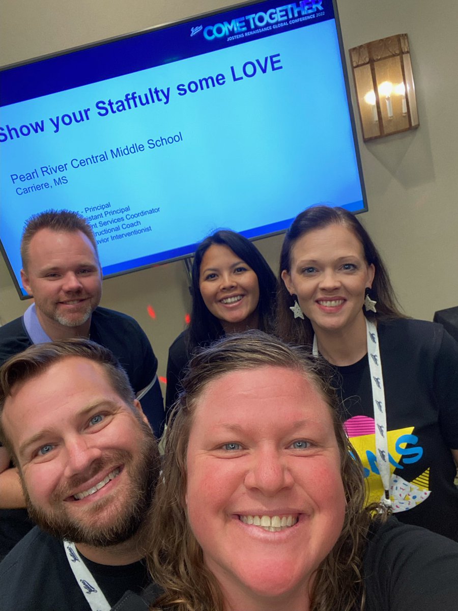 ___mhhhh's tweet image. Finished our first presentation at #JRGC with my favorite team! We shared ideas on how we show our staffulty love and ways we pour into them when the times get tough! Love PRCMS, love my admin team, and love being a PRC Blue Devil! @J_Renaissance #cometogether