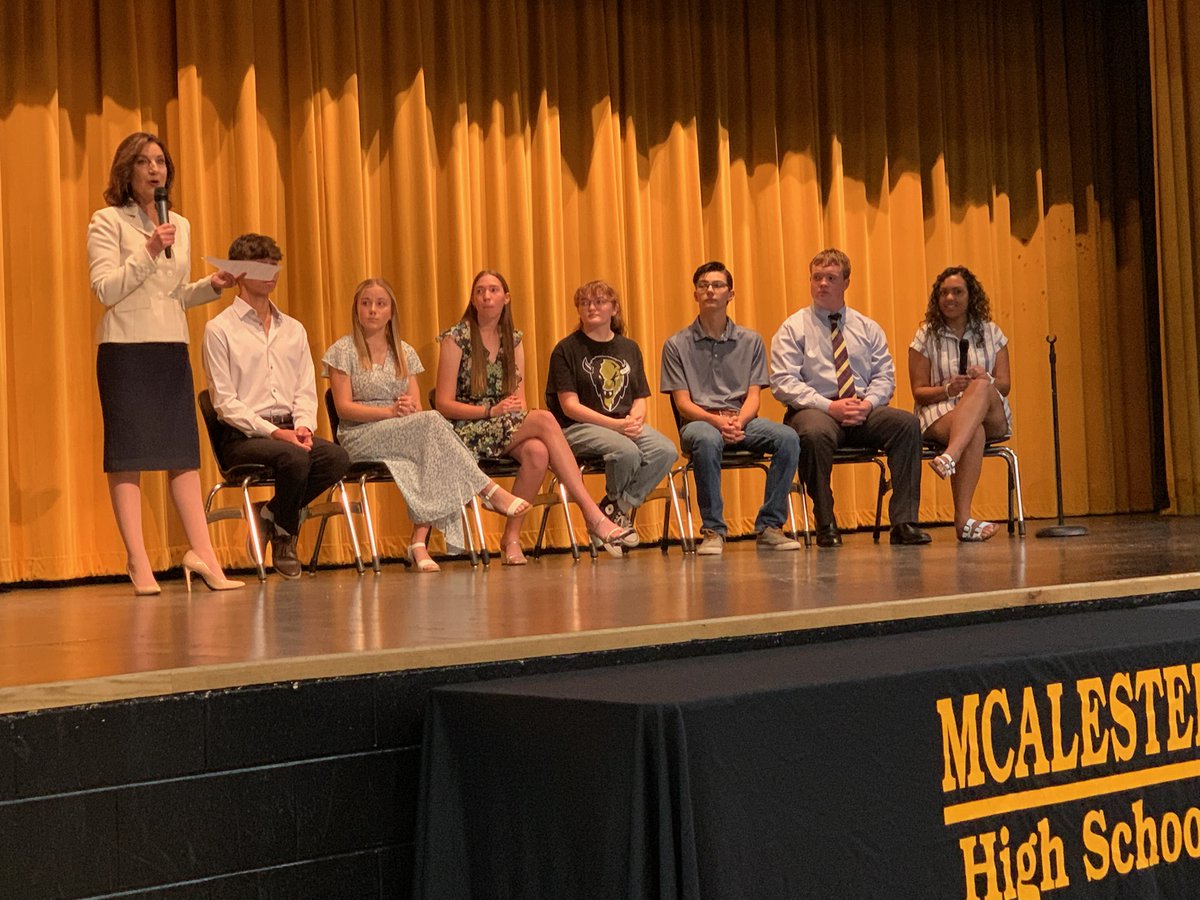 oksde's tweet photo. It's a great day for PD with #oklaed educators at McAlester Public Schools! The OSDE team is on stop 6 of 7 of our summer #EngageOK tour across the state. Thank you to everyone who has joined us to learn and collaborate. Finishing strong tomorrow in Durant! https://t.co/7f7PtWcqRm