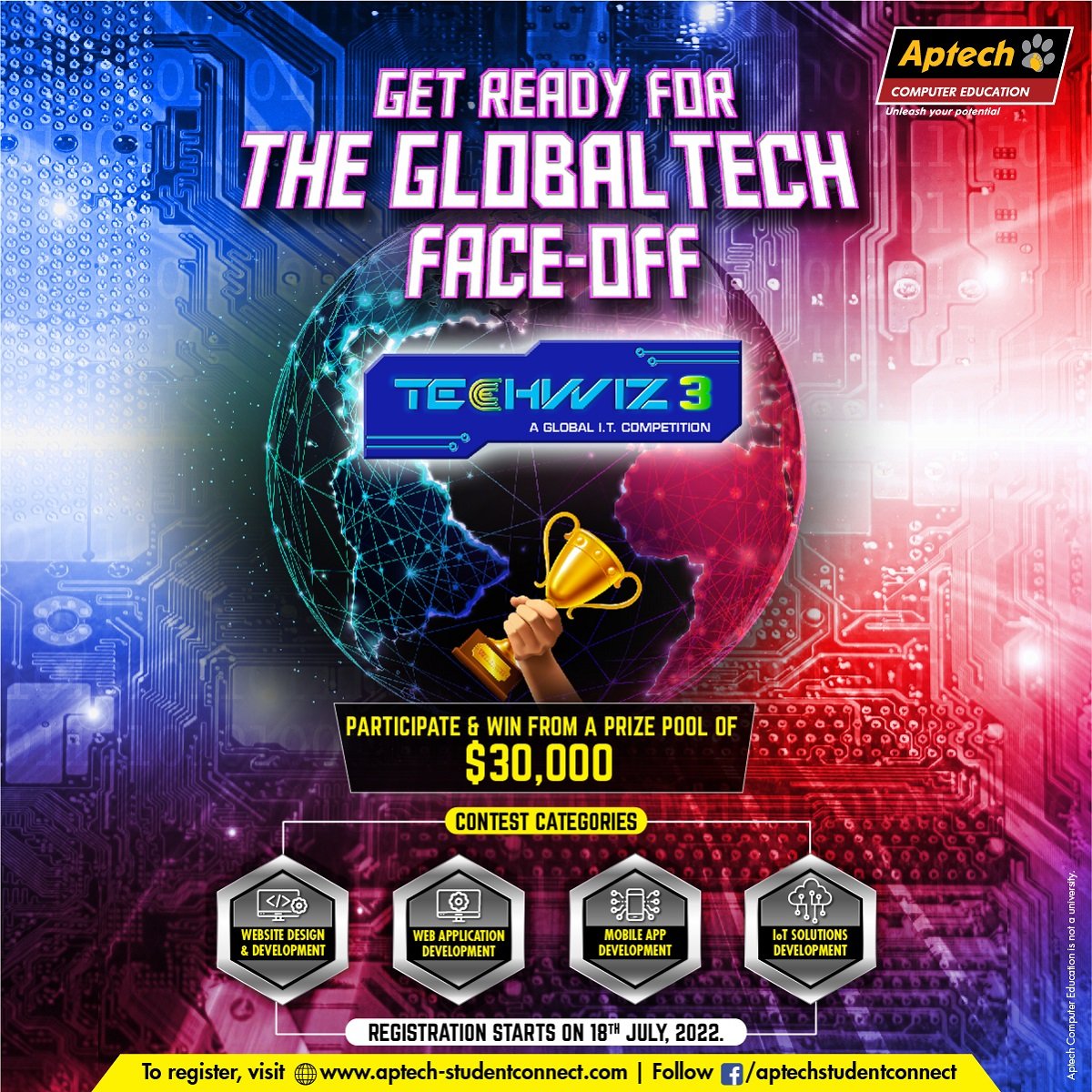 ASIT_RSTP's tweet photo. Registration has begun.

Test your coding skills on the Global Tech Face-Off Competition

#globaltech
#Competition
#technology https://t.co/L8oTyi5gPi