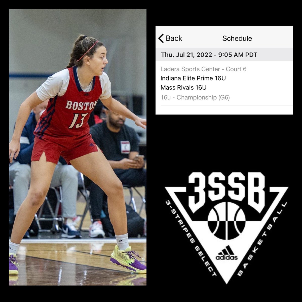 Olivia VanPatten (@vanpattenolivia) on Twitter photo Game 1 of the <a href="/adidas3SSB/">adidas 3SSB</a> Championship is posted below! All other games will be bracket play. See you in Cali! #3SSB #RivalsWay⚔️ <a href="/IAMCoachU1/">Ushearnda Rae</a> Game 1 of the <a href="/adidas3SSB/">adidas 3SSB</a> Championship is posted below! All other games will be bracket play. See you in Cali! #3SSB #RivalsWay⚔️ <a href="/IAMCoachU1/">Ushearnda Rae</a>
