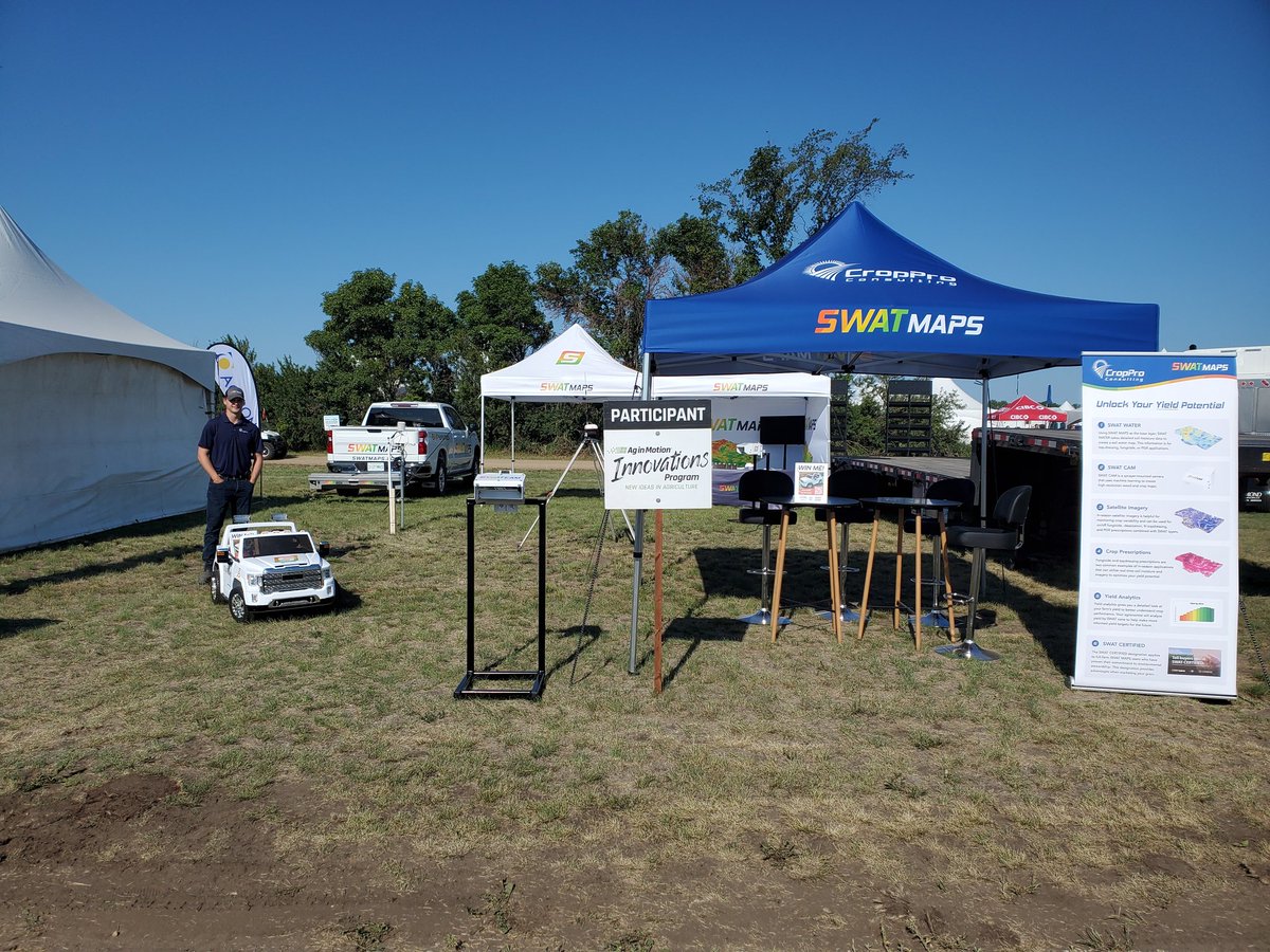 SWATMAPSHawk's tweet photo. @aginmotion day 1. Going to be a great event! Come see @CropProConsult at the @SWATMAPS booth #436. Learn about SK's premium variable rate fertilizer and seed solution. Maybe you'll win a mini #supertruck. #bringsunscreen https://t.co/UiVTEqxv8K