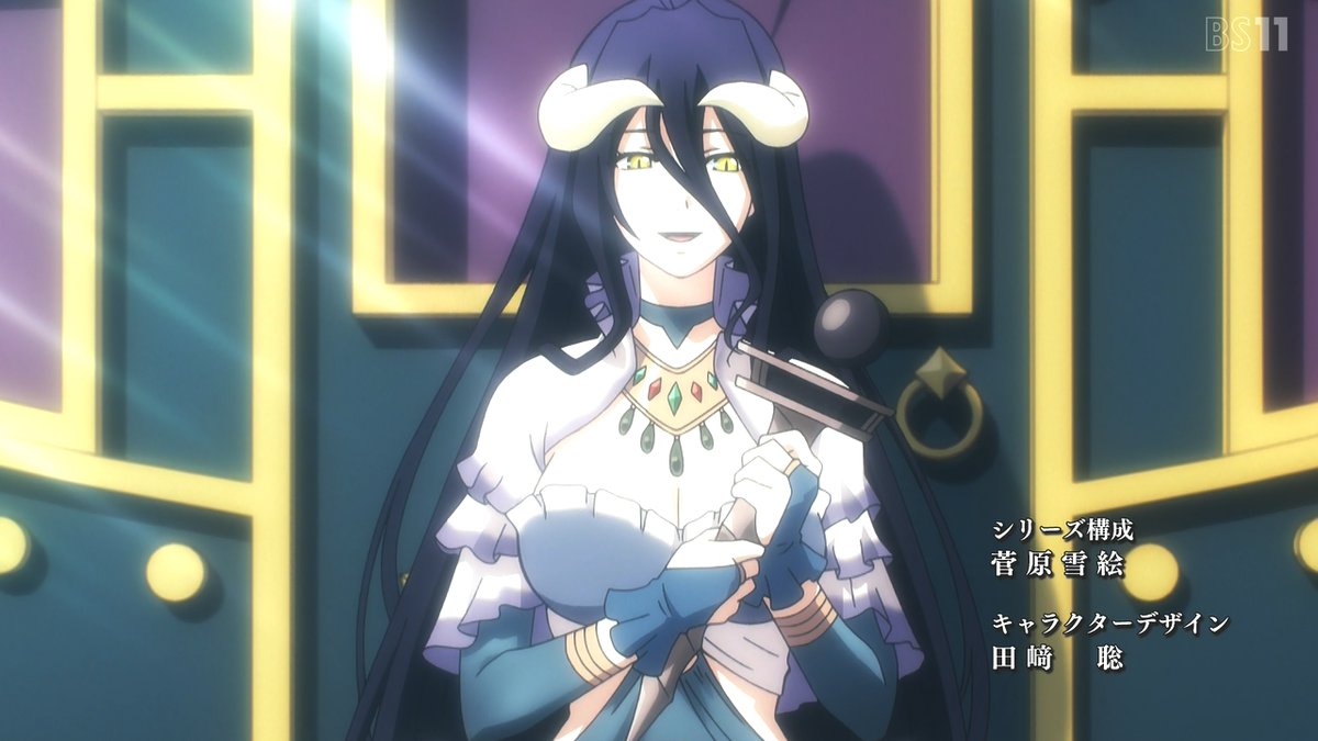 オーバーロード4期3話感想 アルベドのキス顔が面白すぎる あにこぱす