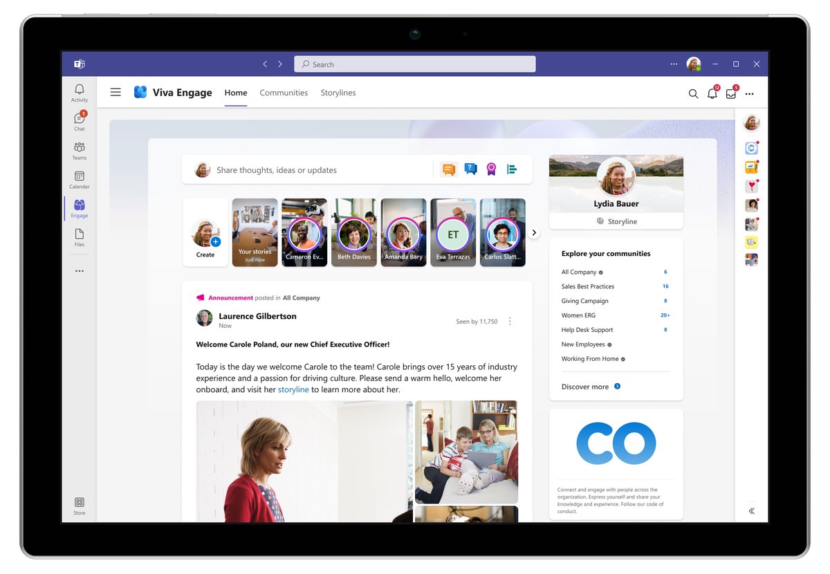 Now announcing Microsoft Viva Engage! msft.it/6013bCvxf #MSFTViva #MicrosoftInspire
