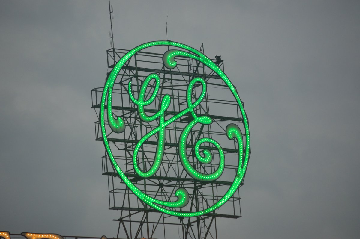 The historic @generalelectric sign at @GE_Power in #Schenectady