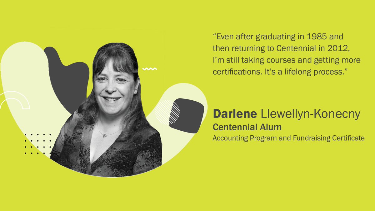 CentennialEDU's tweet photo. Darlene’s journey that #StartedatCentennial has come full circle with a multitude of joys. Starting in 1985, Darlene’s returned to Centennial not once, but twice! First, as a fundraising student and most recently as a mentor. Read about how she did it ➡️ https://t.co/4pevQa3qLW https://t.co/qoC61aX9yi