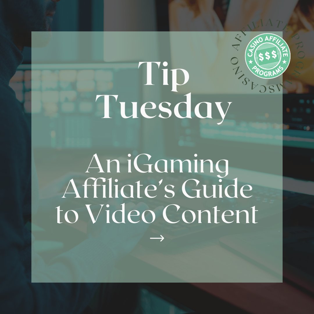 CAPchatter's tweet image. In today's Tip Tuesday, we give you advice on how to start producing video content for your affiliate platform. 

Read more in the Exclusive CAP Insight: casinoaffiliateprograms.com/blog/an-igamin…