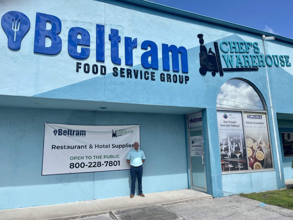 IFG &amp; Beltram Foodservice are pleased to welcome Dorine &amp; Miriam, our newest showroom representatives, &amp; Danny Mazzeo, the new showroom general manager to our Fort Myers location.
.
.
#IFG #Beltram #ChefsWarehouse #GetAheadOfTheDay #GetItGotItOnIt #Foodservice #FtMyers