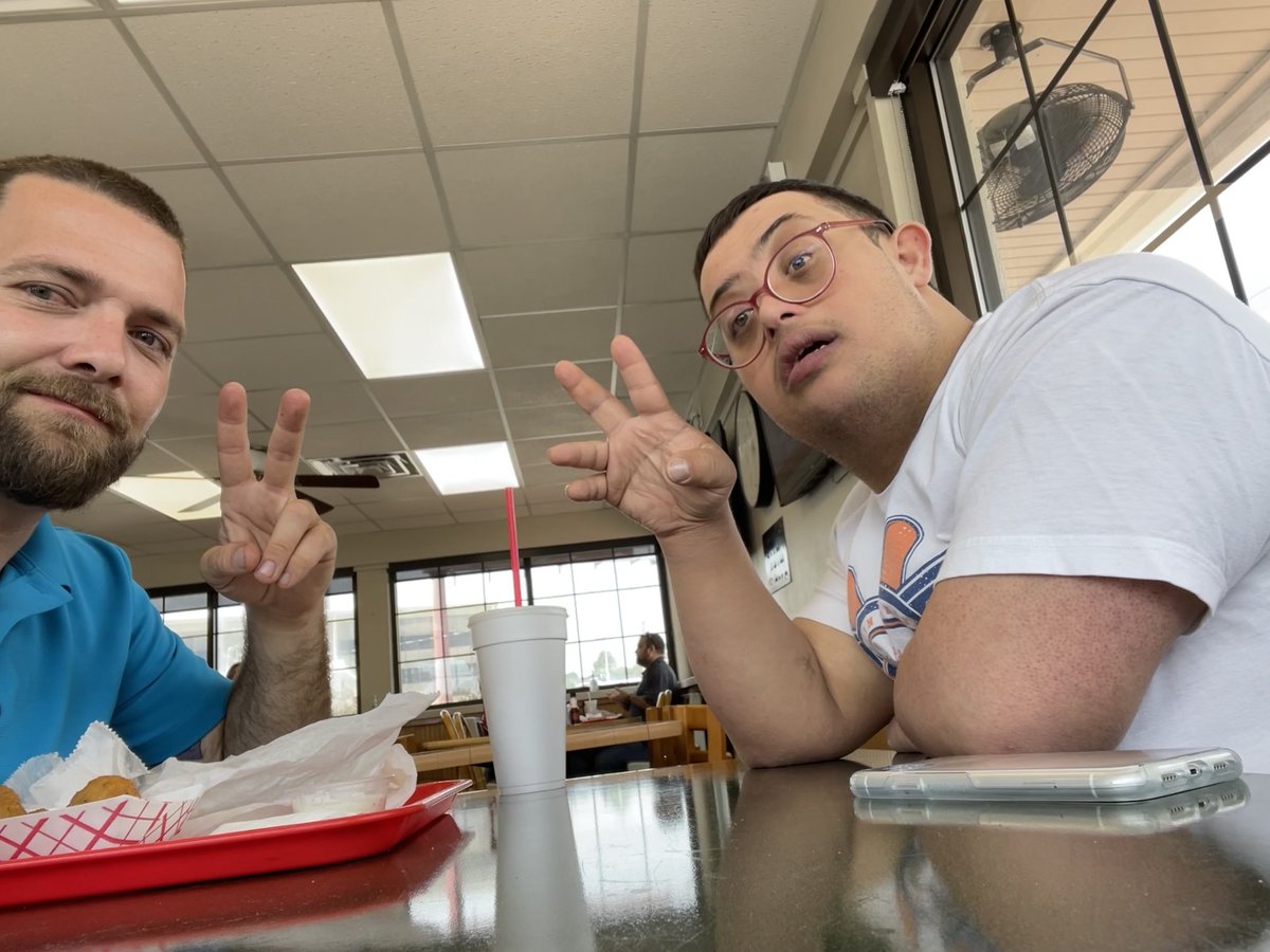 Lunch with my new best friend!