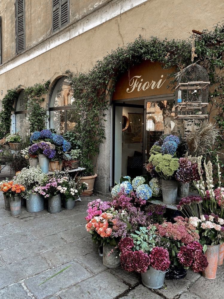 flower shop in italy