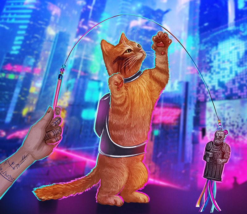 Congrats to <a href="/A_i/">Annapurna Interactive</a> for Stray! I'm so excited to play this! I like to think Atreus would be friends with them 💜

An immaculate purrtagonist! 

#Stray #GodOfWarRagnarok