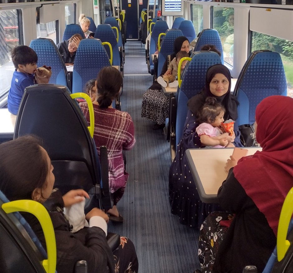 50TTDBradford's tweet photo. #Drifty'sTrainTours
We had a lovely time on our train trip to Saltaire. Thank you for your time and support! #50TTD #07MakingMusic #34WoodlandWandering #28WheelsOnTheBus https://t.co/1t0USwXsm1