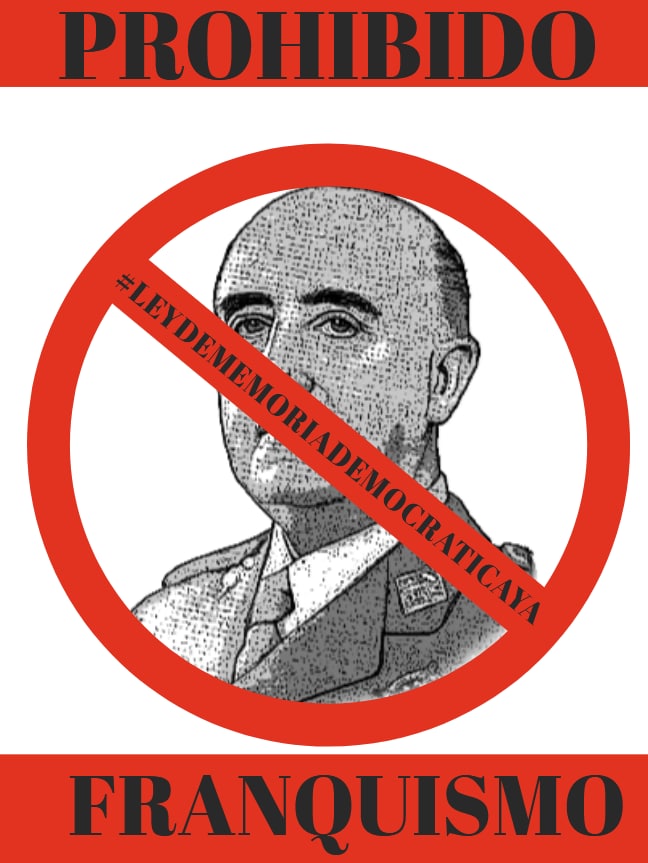 Ladyrazor8's tweet photo. Justicia y reparación siiiii!!!
NO AL FRANQUISMO!!!
ABAJO EL FRANQUISMO!!!
@PSOE 
@ehbildu 
@compromis 
@MasPais_Es
#leydeMemoriaDemocratica https://t.co/OuCfjKowU4