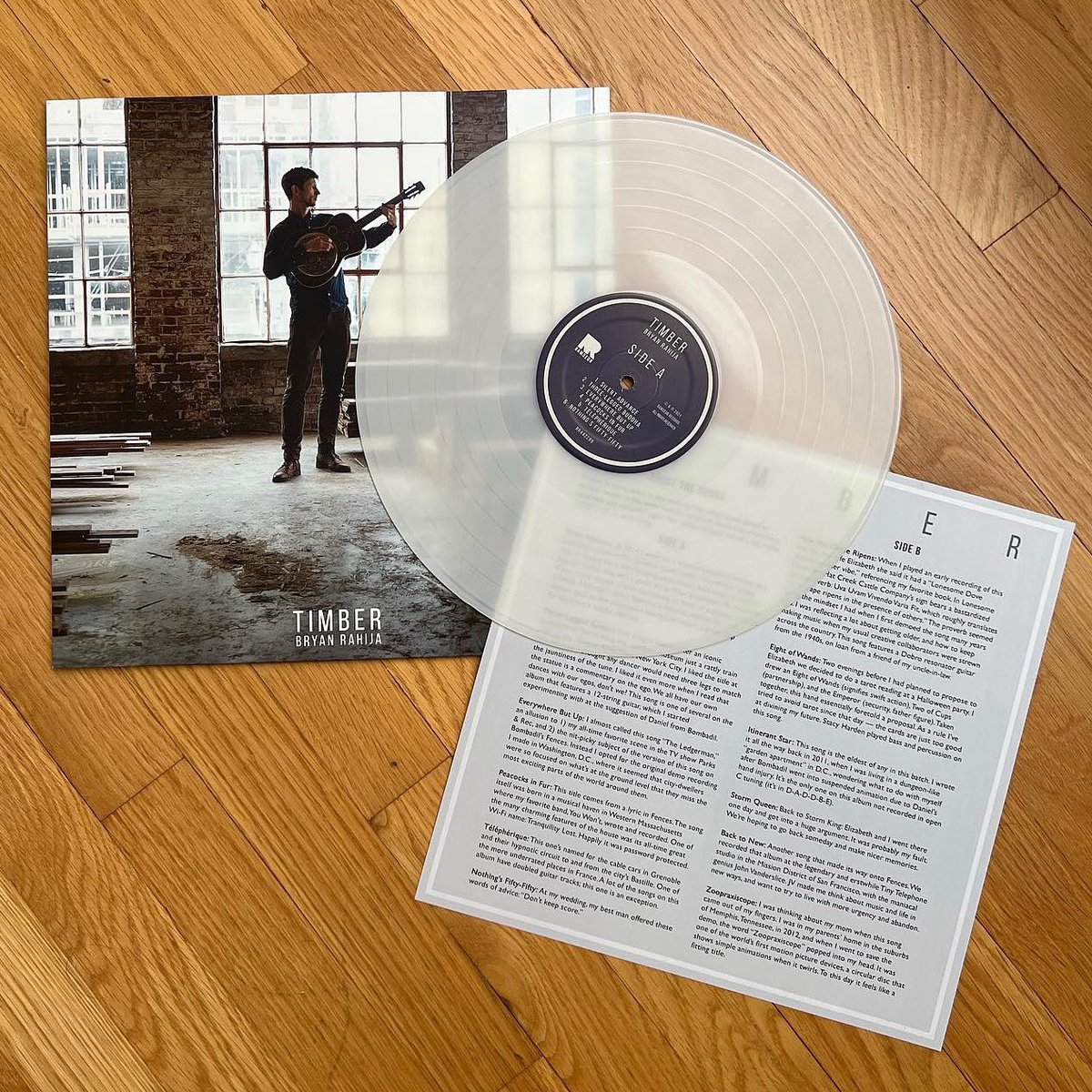 .<a href="/bryanrahija/">Bryan Rahija</a>’s album “Timber” is now available on vinyl! These are limited edition &amp; there are only 300 copies. Each is signed &amp; hand-numbered and includes composer's notes on the songs. Limited edition CDs are also still available. 

Grab yours here! 🎶 bryanrahija.com/store