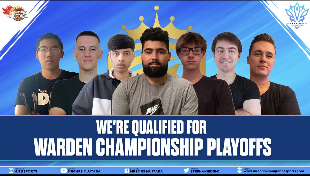 clashwithempire's tweet photo. Congratulations to the team for qualifying for the Warden Championship Playoffs! 

Thank you @StephanieDrM1 for giving us the opportunity to earn our spot in the Stephanie Championship! https://t.co/uFtZOgJMSj