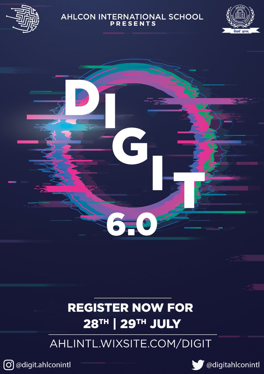 Where Change meets Tech, Innovations meets Vision, Ideas meet Creativity, we present to you the 6th rendition of DIGIT. 
BIGGER, BETTER and INSPIRED!

Registers Now : 
ahlintl.wixsite.com/digit

<a href="/ashokkp/">Ashok Pandey</a> <a href="/y_sanjay/">Sanjay Yadav</a> <a href="/pntduggal/">PUNEET DUGGAL</a> <a href="/sunita_rajiv/">Sunita Rajiv</a> @KavitaS2003 <a href="/UrvashiS9/">Urvashi Singhal</a>

#ahlconintl #digit