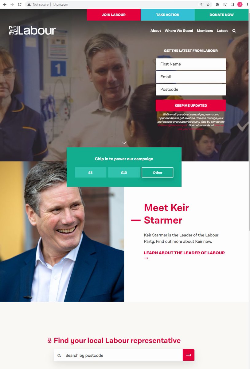 LT4PM.com Is redirecting to the #labourparty homepage.