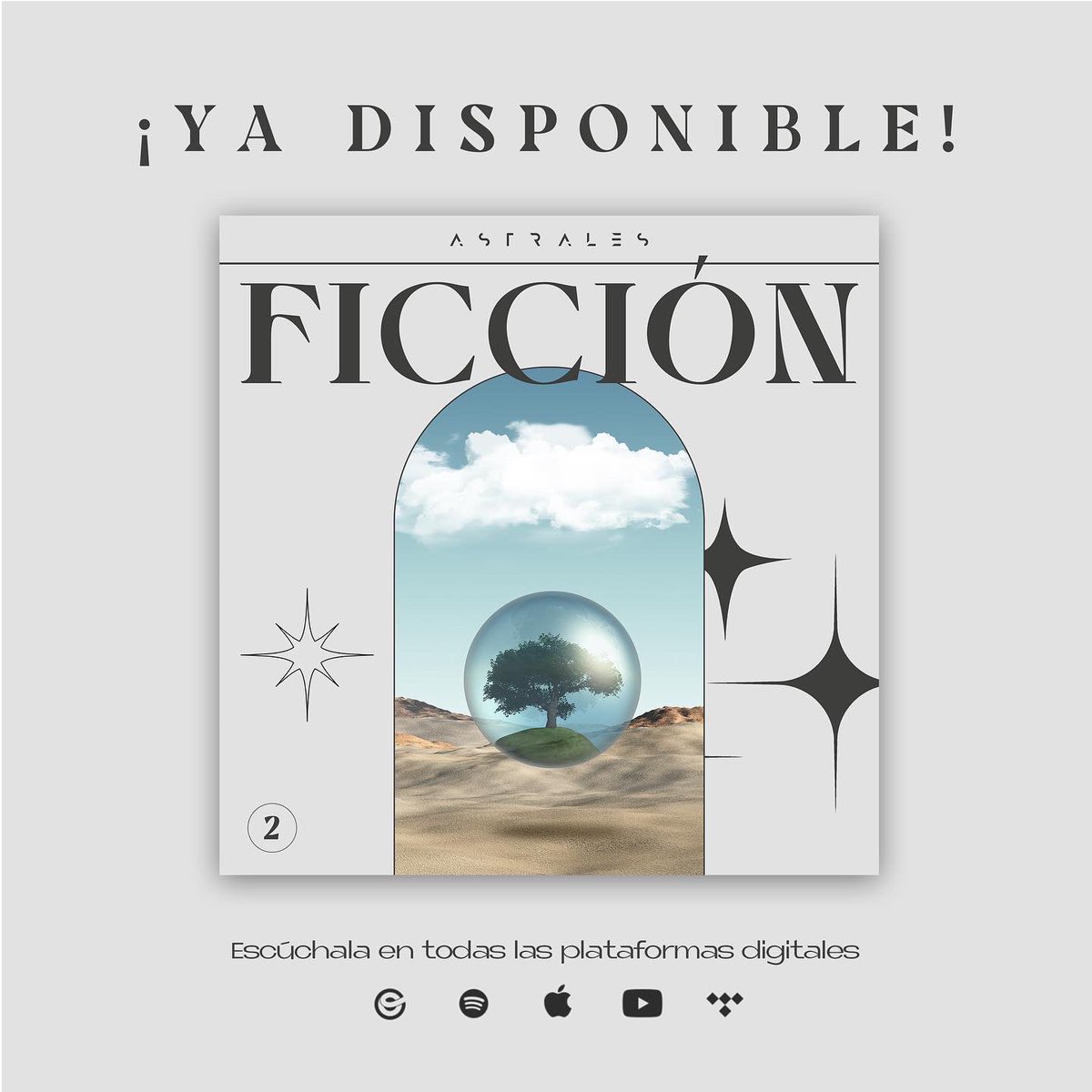 Astralesoficial's tweet photo. Nuestro nuevo sencillo FICCIÓN ya está disponible. 🌳 Escúchalo en todos lados https://t.co/f0lKyx5VwJ