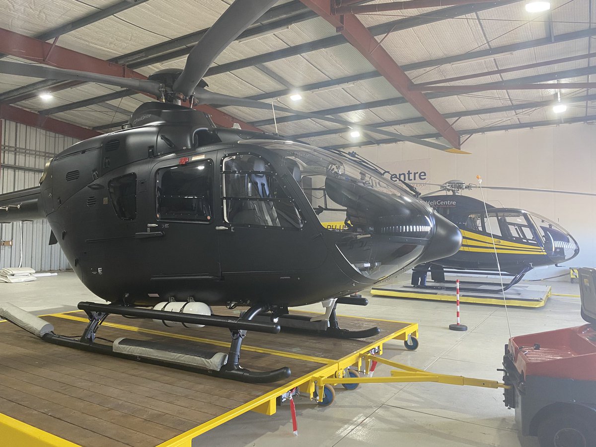 This is PH-WTG, a relatively new helicopter from HeliCentre, “she” was new by Helicentre in August 2019,
But “her” year of manufacturing was in 2013. It is a Eurocopter/Airbus helicopter EC135. Today is the day that this beauty had “her” first groundrun at Eurocopter/Airbus.🥰