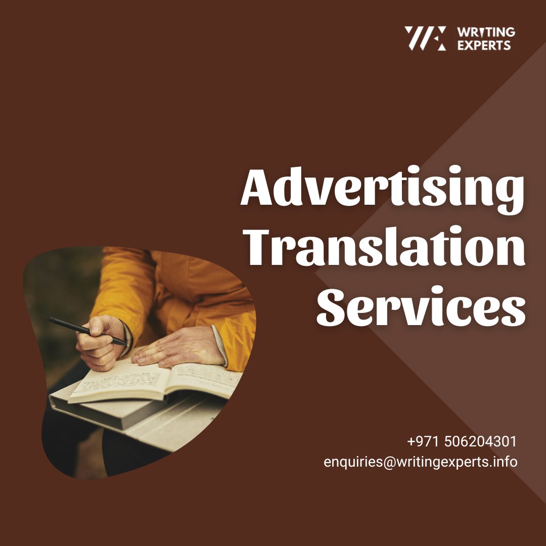 writingexperts8's tweet image. Get in Touch

writingexperts.info

enquiries@writingexperts.info

+971 506204301

Dubai, Abu Dhabi

United Arab Emirates

#advertising #scripttranslation #magazine #newsletter #biography #biographywriting #professionabiography #article #articlewriting #articlewriters