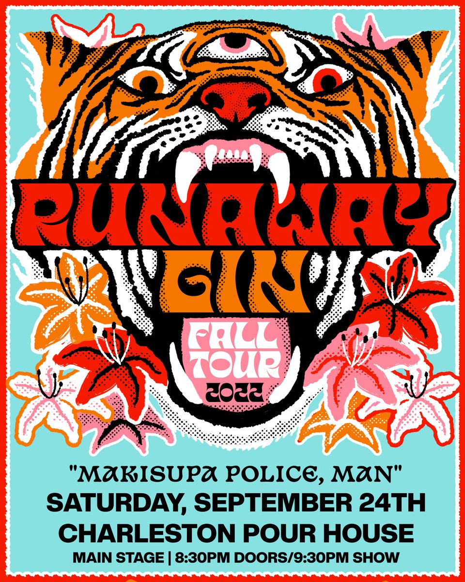♫ ANNOUNCING :: Runaway Gin Presents: 'Makisupa Police, Man' | A Tribute to Phish, Sting, and The Police | SAT, 9.24.22 | Main Stage | 8:30pm Doors/9:30pm Show #ChsMusic #LoveLiveMusic #CharlestonSC <a href="/runaway_gin/">Phish Tribute: Runaway Gin</a> 

Tickets ON SALE now! - bit.ly/3obMqv9