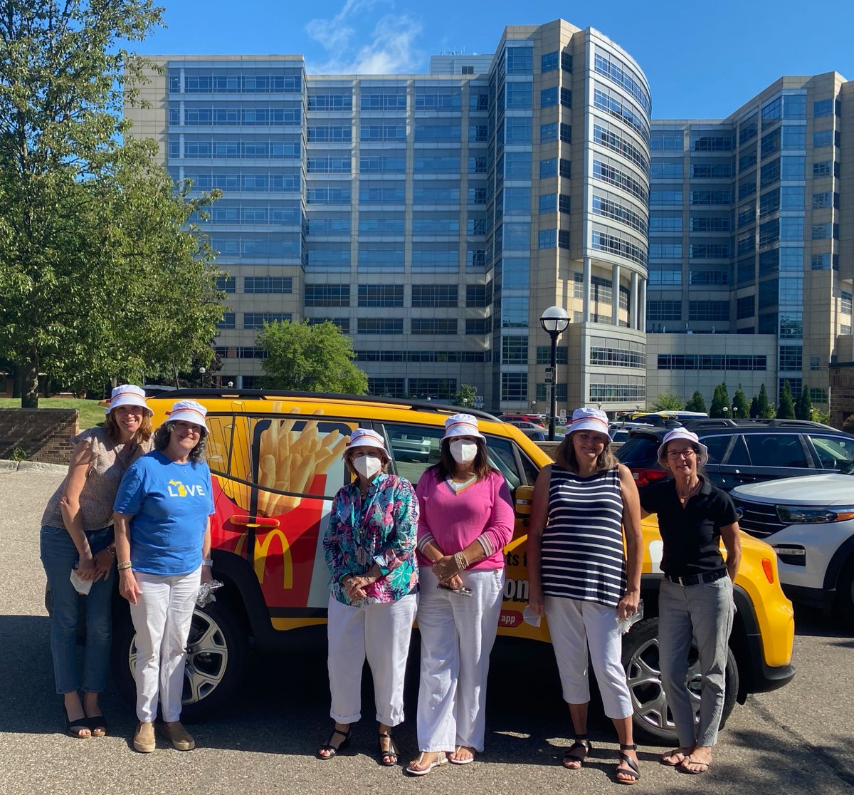 McDonald's 'Hats Off to the Houses' campaign is supporting Ronald McDonald Houses around the state of Michigan including Ann Arbor. Purchase a bucket hat for $10 and proceeds go directly to the Houses. The campaign runs while supplies last. Get your hat now! #KeepingFamiliesClose