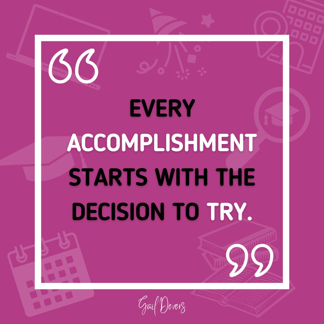 Think about it this way: Anything you’ve accomplished so far, you started somewhere.

If you are feeling tired, overwhelmed, or burnt-out just remember how far you have come!

#FindOpenDays #Accomplishment #Trying #Mentality #Mindset #Success #Growth #Students